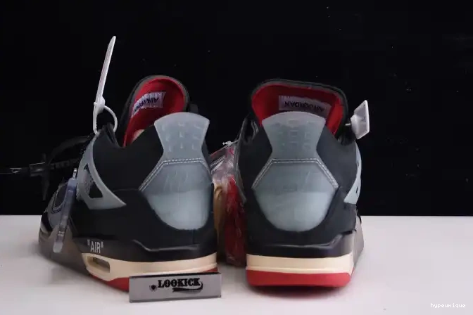 HYPE Retro Jordan White Off CV9388-001 x Air 4 Bred 0423